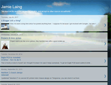 Tablet Screenshot of jamielaing.com